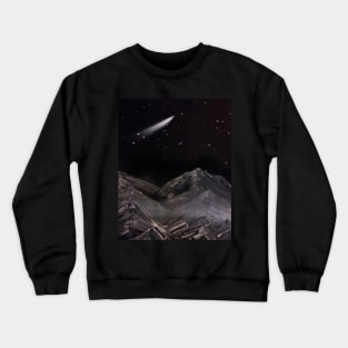 Comet over the mountains Crewneck Sweatshirt